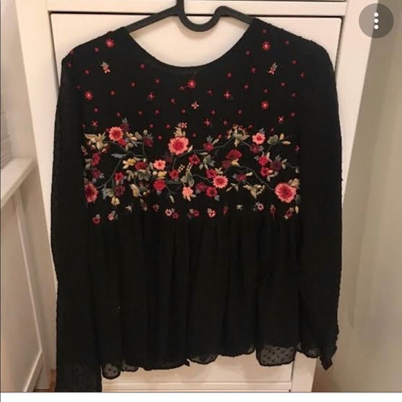 Zara | Tops | Black Zara India Top | Poshmark